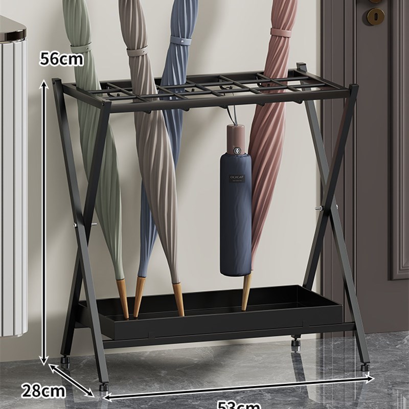 雨伞收纳架办公室雨m伞架伞架收纳门口展示架家用可折叠雨伞置物