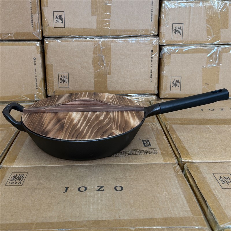 微瑕出口级铸铁煎锅24/26/28cm平底锅生铁锅燃气电磁炉Z家用无涂