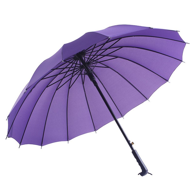 商务伞24骨雨伞l男女士长柄加固大号三人复古黑色双人强抗风大代