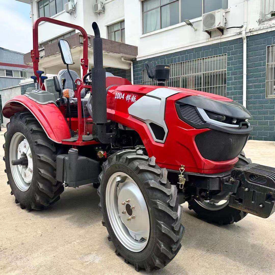 100马力四轮四驱拖拉机 水旱田两用大型拖拉机旋耕机 农用四