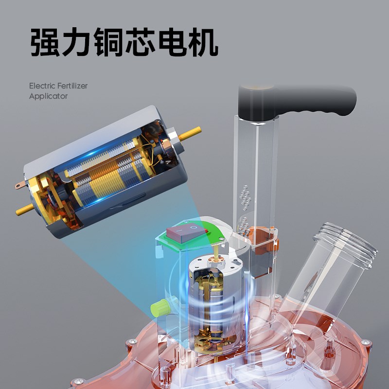 农用撒肥a料神器肥料撒播机播撒器配件新款电动施肥器撒肥机播种