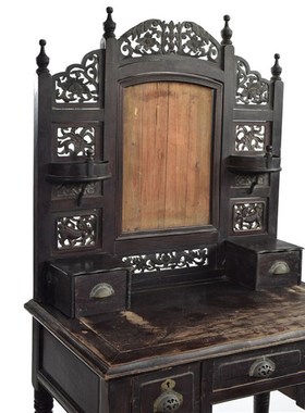 民国旧物梳妆台榉木老式老家具故居摆设博物馆茶室名人会址咖啡馆