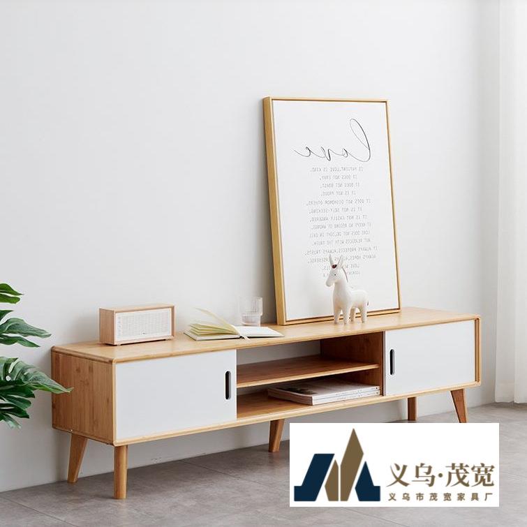 北欧茶几电视柜组合现代简约客厅小户型家用储物柜轻奢矮地柜