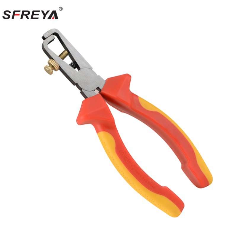 SFREYA绝缘剥线钳S606VDE绝缘1000V剥线钳电工绝缘耐压钳绝缘工具
