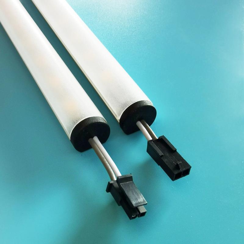 LED硬灯条 低压24V 2835灯条 铝槽磨砂罩 120灯 滴胶