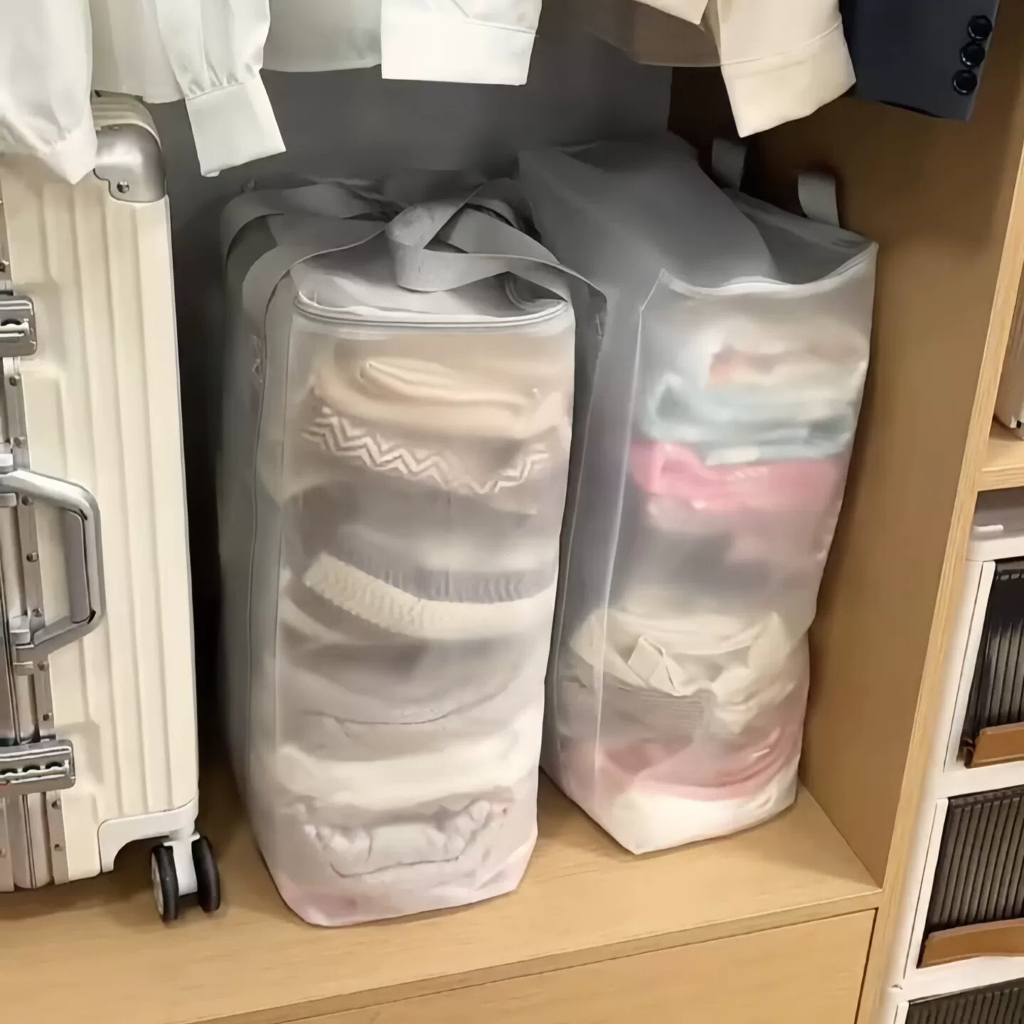 家用换季衣物收纳袋大容量手提衣物整理袋衣柜防水防潮被子整理袋