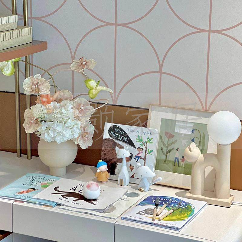 儿童女童房装饰创意书桌面摆件组合花瓶花艺装饰品样板房可爱摆件,鲜花速递/花卉仿真/绿植园艺,割草机/草坪机,淘宝优惠券,粉丝福利购,淘宝优惠卷