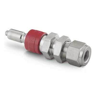 SS-QC4-D1-6M0世伟洛克swagelok仪表快速接头穿板管茎， 6 mm