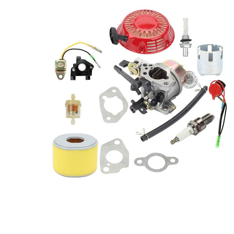 汽油机GX390 420配件 188F190F拉盘 13HP 15HP化油器 易损套装