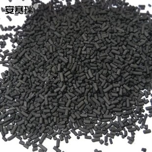 安赛瑞煤质柱状活j性炭废气尾气处理喷漆房处理4mm25kg 袋过滤颗