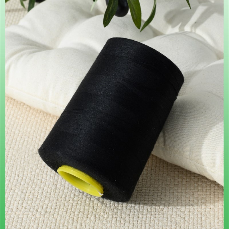 白色细针线d家用柳青线8000码缝衣线大卷缝纫机线402宝塔线手缝线