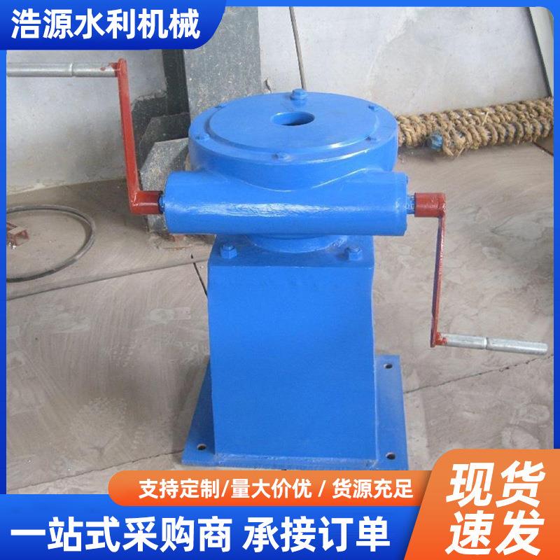 水库手摇螺杆式启闭机农田直连手电双吊点启闭机铸铁闸门两用渠道