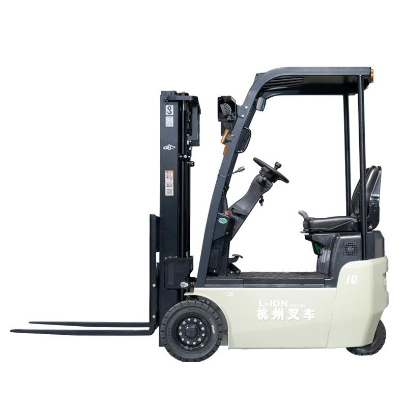 三支点电动叉车1吨1.5吨座驾式平衡重叉车电动堆高锂电叉车