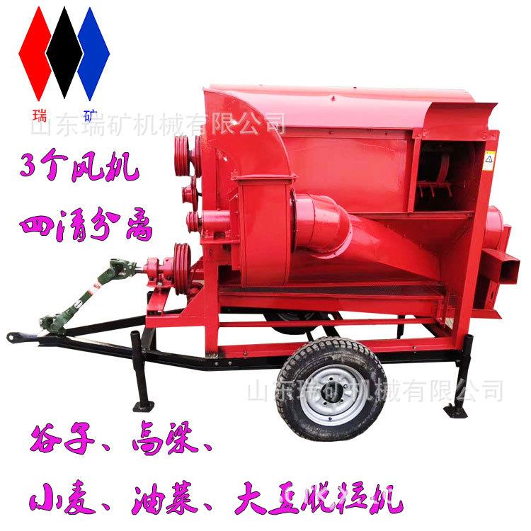 河南南阳脱水稻机电动家用打谷机125型柴油机带高粱大豆孜然蚕豆