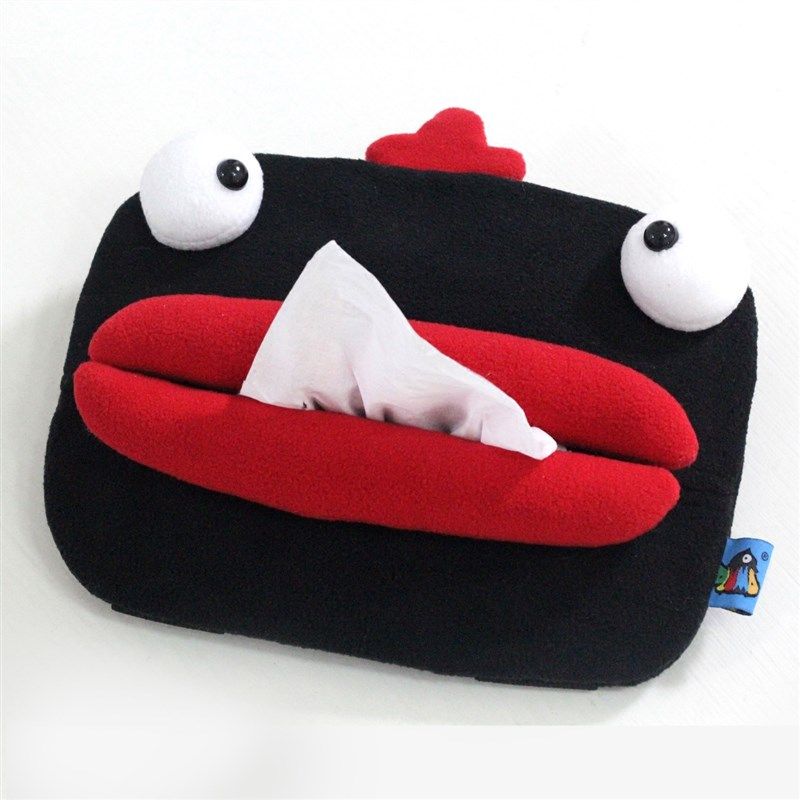 PLUMO皮洛姆车用遮阳板纸巾盒 可爱车载纸抽挂式汽W车纸巾包车饰