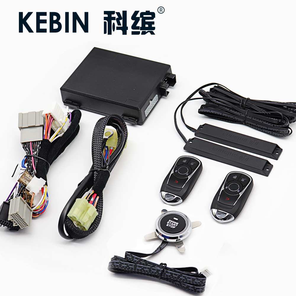 KEBIN科缤适用于别克汽车英朗一键启动PKE无钥匙进入远程防盗器