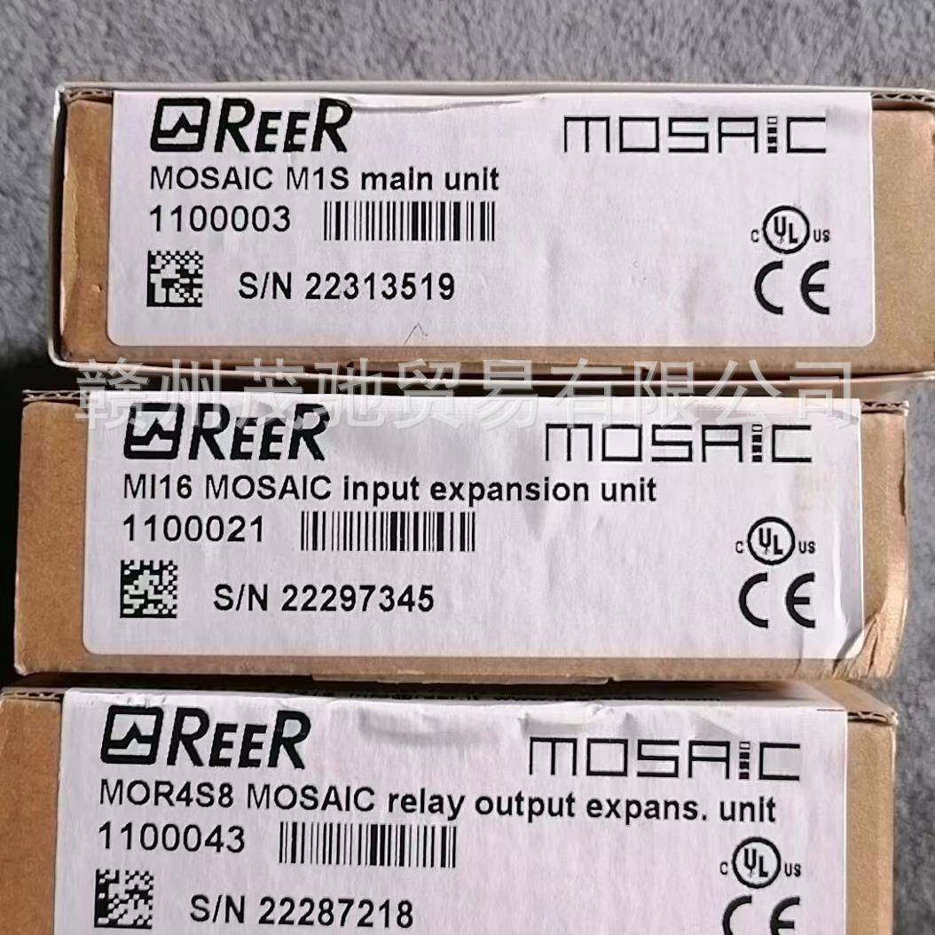 意大利REER安全继电器模块MOSAIC M1S MI16 MOR4S8 MOSAIC MI8