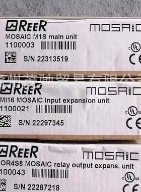 意大利REER安全继电器模块MOSAIC M1S MI16 MOR4S8 MOSAIC MI8