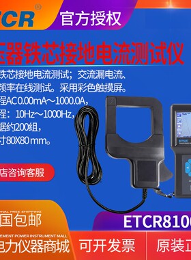 铱泰ETCR8100B变压器铁芯接地电流测试仪 变压器铁芯电流测量仪