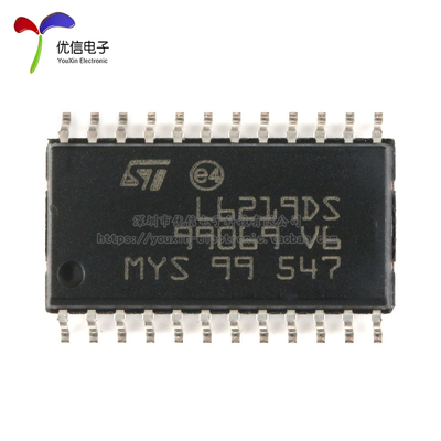 原装正品 贴片 E-L6219DS013TR SOP-24 双路电机驱动器 46V 0.75A