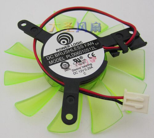 XFX讯景显卡风扇 PLD06010S12L 直径55mm 孔距42mm DC12V 0.20A