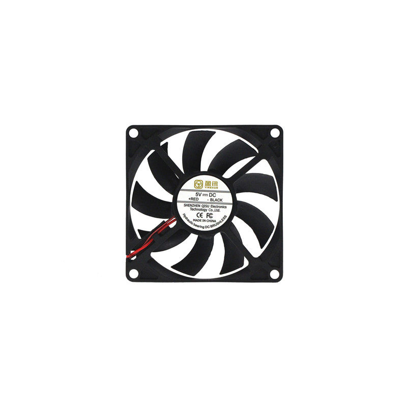 8015 12V 24V 5V 8厘米 USB插头机顶盒路由器 电脑静音散热小风扇