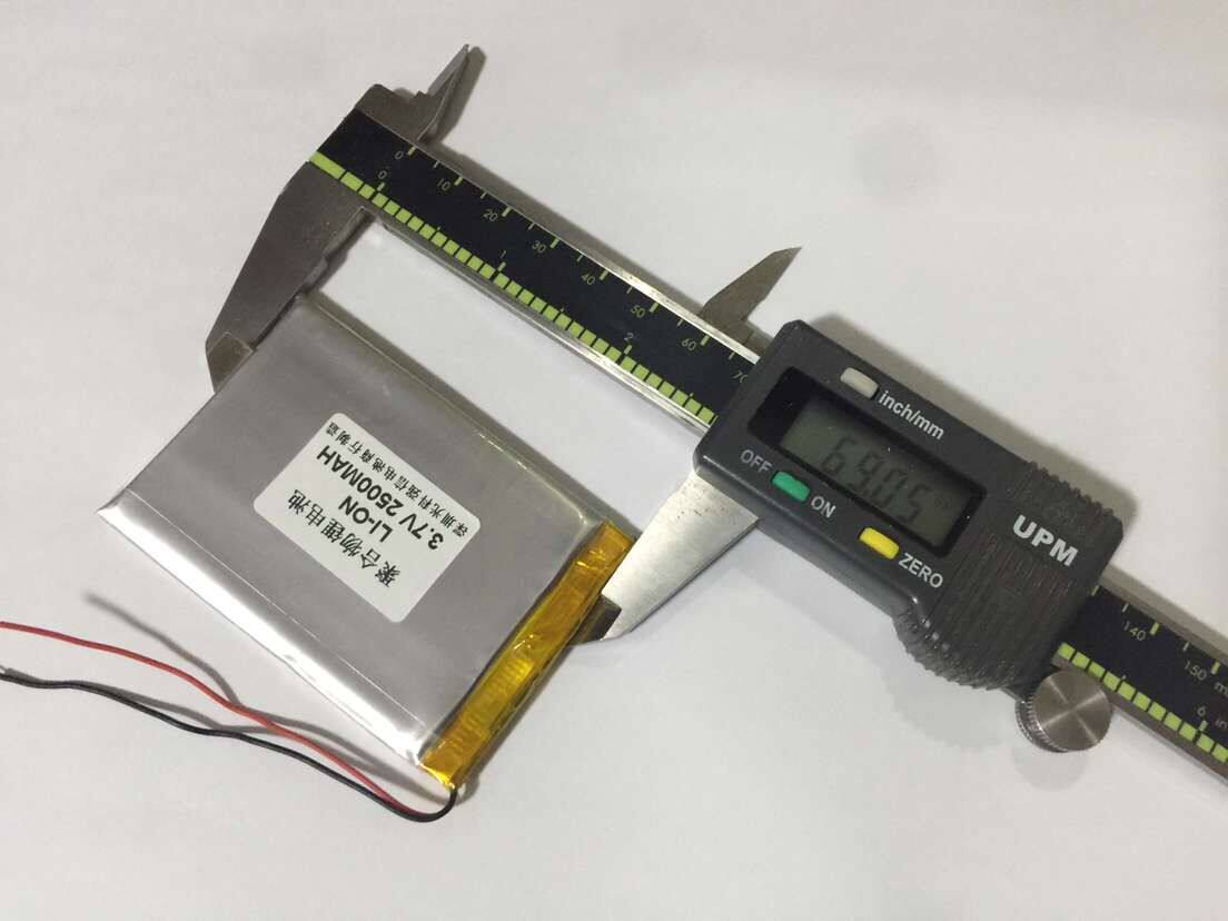 全新足容 3.7V聚合物锂电404769 2500MAH 平板电脑 移动电源线路