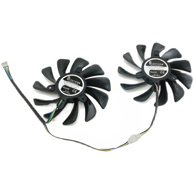 迪兰 DEVIL RX 580 RX590 8G 显卡散热代用风扇 全新温控静音