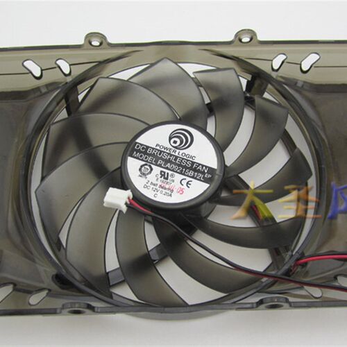 双敏HD5750/5770/6750 9800GT GTS250 /450 显卡风扇PLA09215B12L