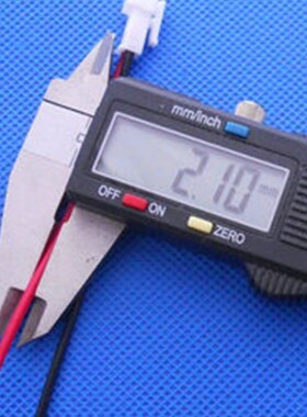 SM2.54-2P公母端子线加粗白色公母对接连接线LED接插件灯条线束