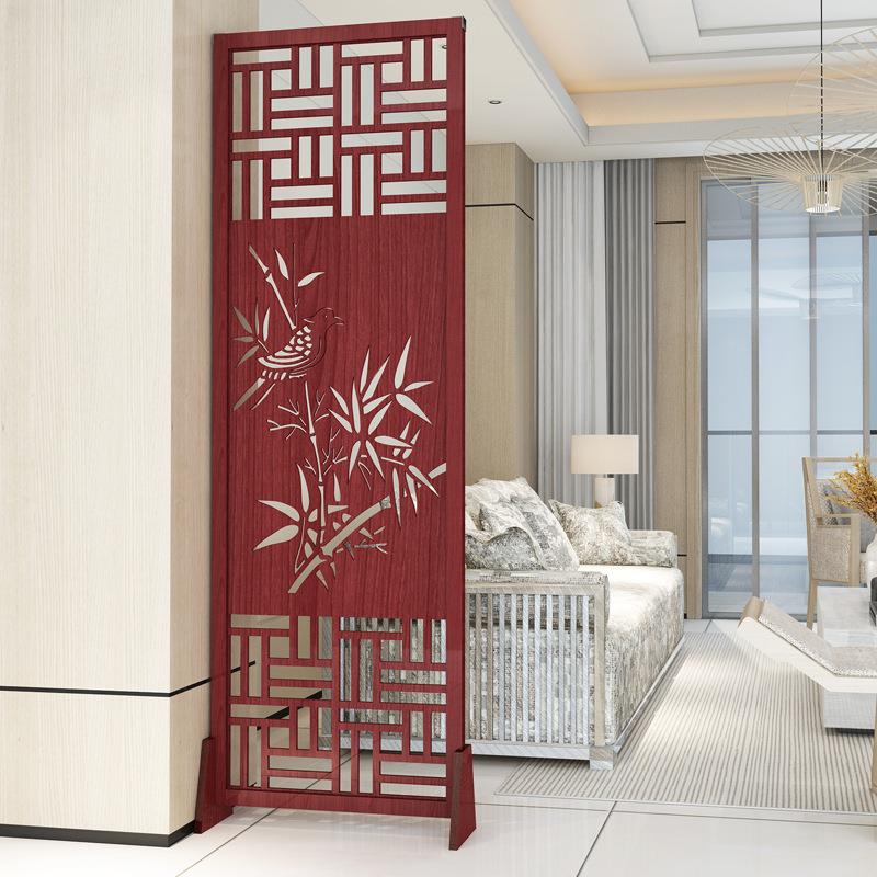 屏风隔断客厅折叠移动装饰创意新中式卧室遮挡家用小户型镂空玄关