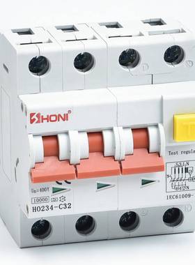 RCBO光伏太阳能漏电断路器10KA电磁式电子式A型A+S型B型漏电4P