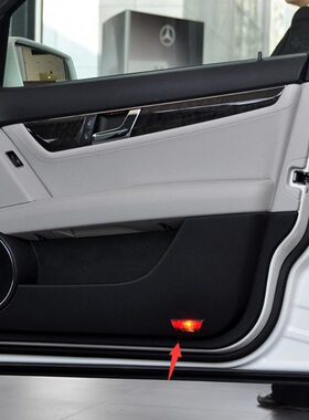 车门灯 0 奔驰18L263014迎宾灯G适用C级装饰灯-老款0 KCC8 0 于E0