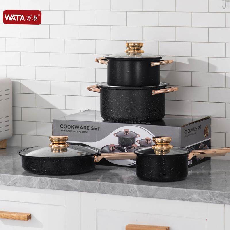 家用麦饭石四套装套锅出口锅具汤锅组合厂家直销不锈钢套锅,农机/农具/农膜,其它农用工具,淘宝优惠券,粉丝福利购,淘宝优惠卷