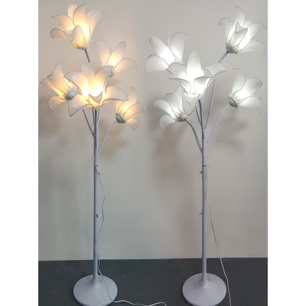 新款婚庆发光兰花路引灯婚礼舞台布置花朵铁艺灯光装饰摆件道具灯