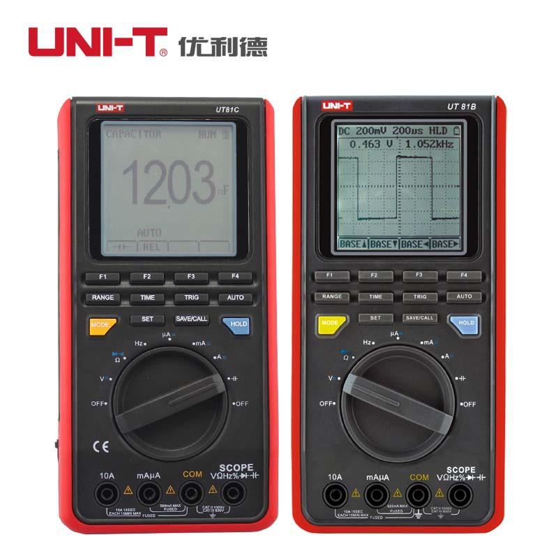 优利德UT81B 手持示波器汽车音响示波表UT81C储存示波器万用表16M