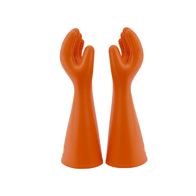 双安25KV绝缘手套天然橡胶 6副/箱 电工手套CX251均码绝缘手套