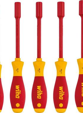 wiha威汉德国Softfinish&reg;电工绝缘螺母起子