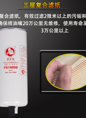 FS36260/FS19898油水分离器康明斯东风天龙旗舰柴油滤芯C4960197