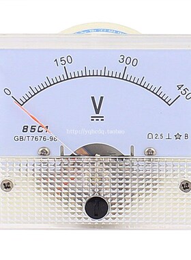 指针式直流电压表85C1-5V10V15V20V 30V 50V100V 250V机械电压表