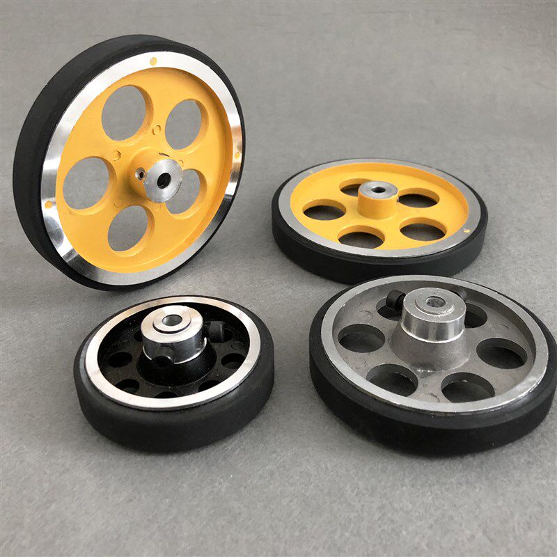 编码器 计米轮 204MM 包胶皮 直径65MM 轮子