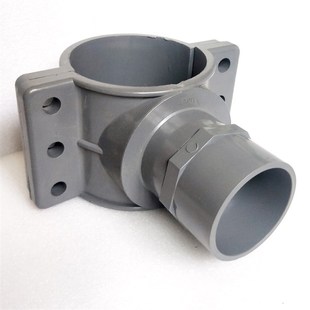 PVC管件增接口三通异径哈夫节鞍形马鞍座快速接头160补漏变径内丝