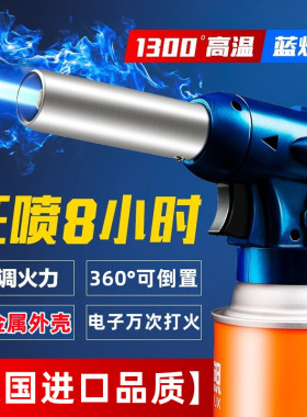 德国手持金属卡式喷枪家用烧肉烧毛喷火烤枪烧猪皮毛的枪头喷火器