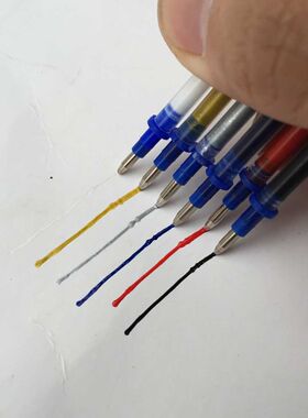 盒装水银笔芯银色笔芯水银芯皮革书写专用银光笔点位划线笔