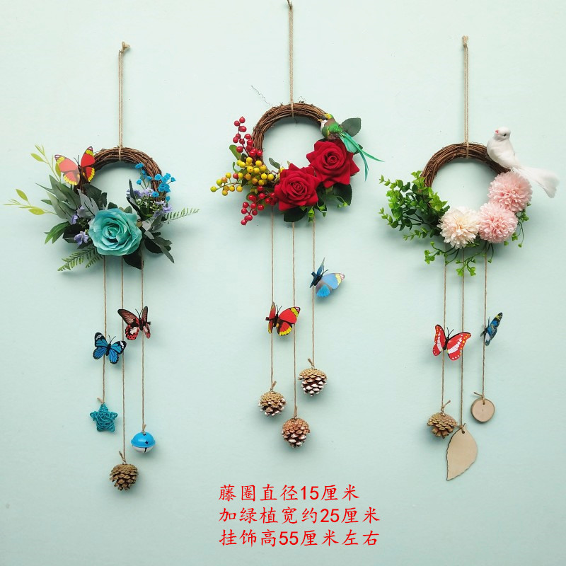 花环装饰墙上挂件墙面壁挂u客厅房间挂墙墙饰壁饰室内饰品创意家