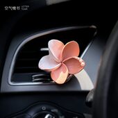 创意车载香薰女生香薰扩香石淡香汽车 情空气 出风口书鸡蛋花高级