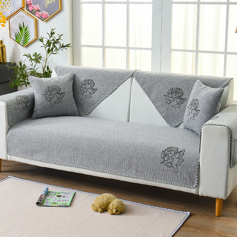 沙发垫四季通用布艺北欧简约现代防滑F坐垫沙发套全包萬能套夏季