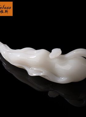 创意工艺品摆件班德拉斯家居玉如意摆件玉石办公天客厅装饰家居