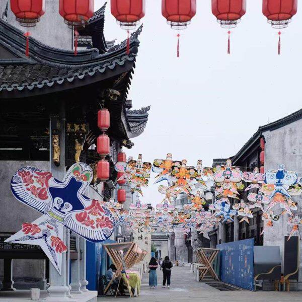 恬梦家居潍坊风筝微型小沙燕风筝装饰布置现代传统小型竹制款风筝