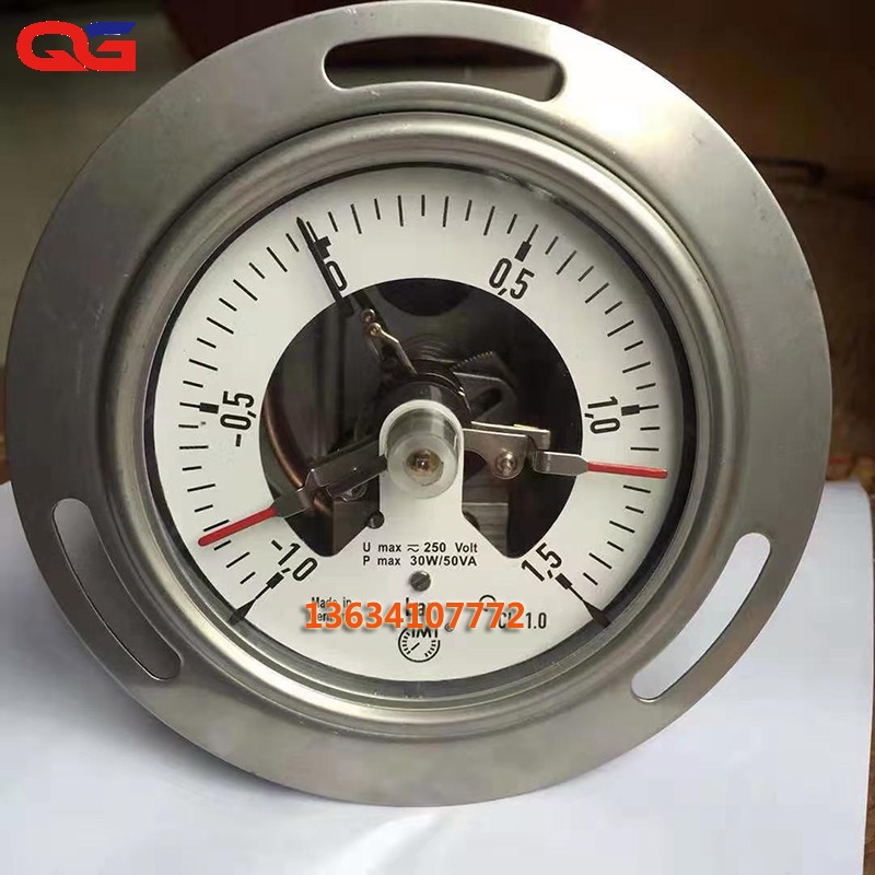 EPS发泡设备方圆专用轴向带边耐震AFRISO菲索电接点压力表Y-1+1.5